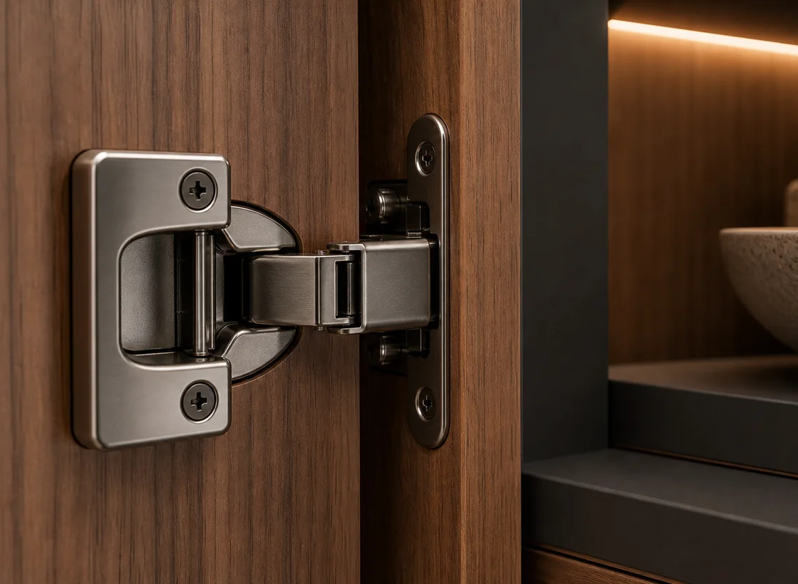 Detalhe técnico Vénno - Ferragens premium